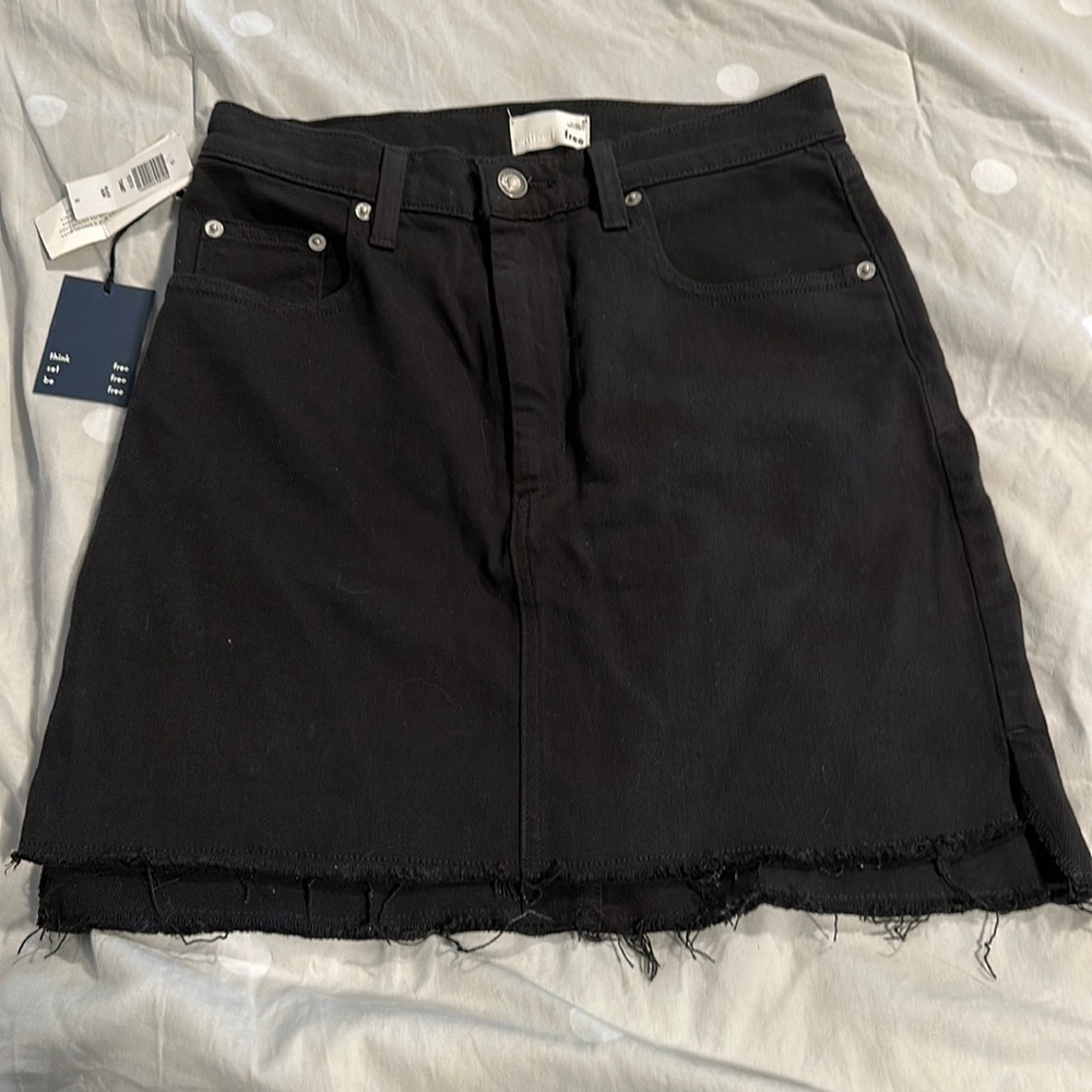 Wilfred Black Jean skirt